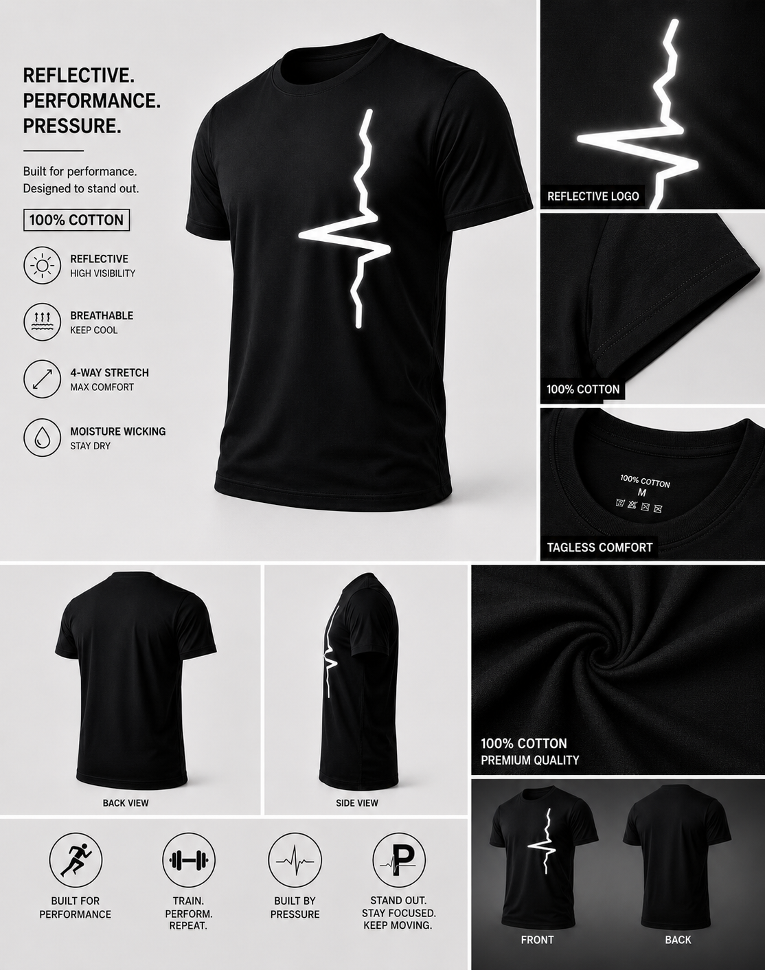 Pulse reflective tee