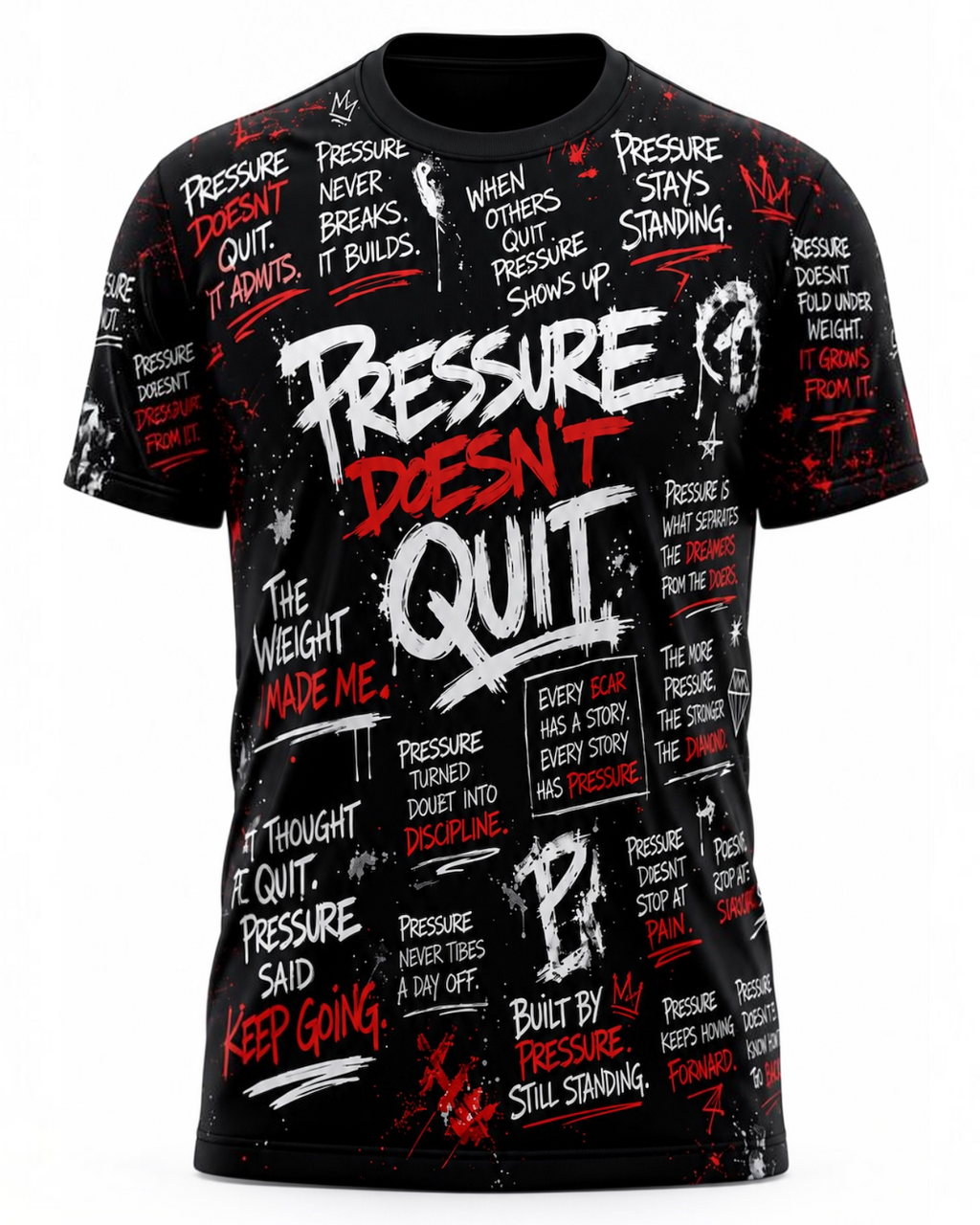 “Pressure Don’t Quit” Graphic Tee